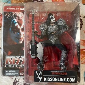 KISS McFarlane Toys KISS Demon Action Figure - Black and Silver